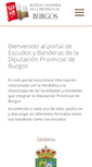 Mobile Screenshot of escudosybanderas.burgos.es
