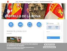 Tablet Screenshot of castrillodelareina.burgos.es