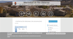Desktop Screenshot of merindadderioubierna.burgos.es