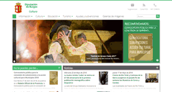 Desktop Screenshot of cultura.burgos.es