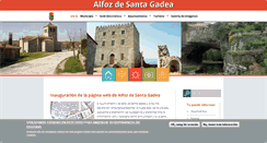 Desktop Screenshot of alfozdesantagadea.burgos.es