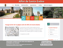 Tablet Screenshot of alfozdesantagadea.burgos.es